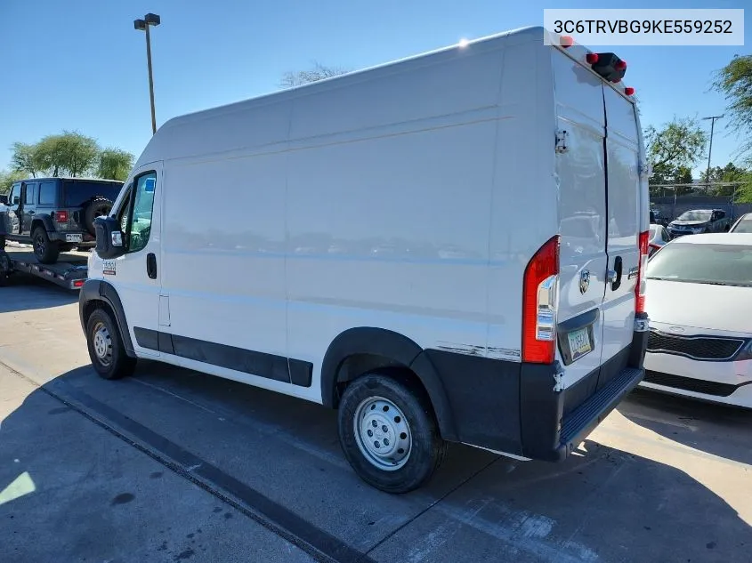 2019 Ram Promaster 1500 136 Wb VIN: 3C6TRVBG9KE559252 Lot: 40733527