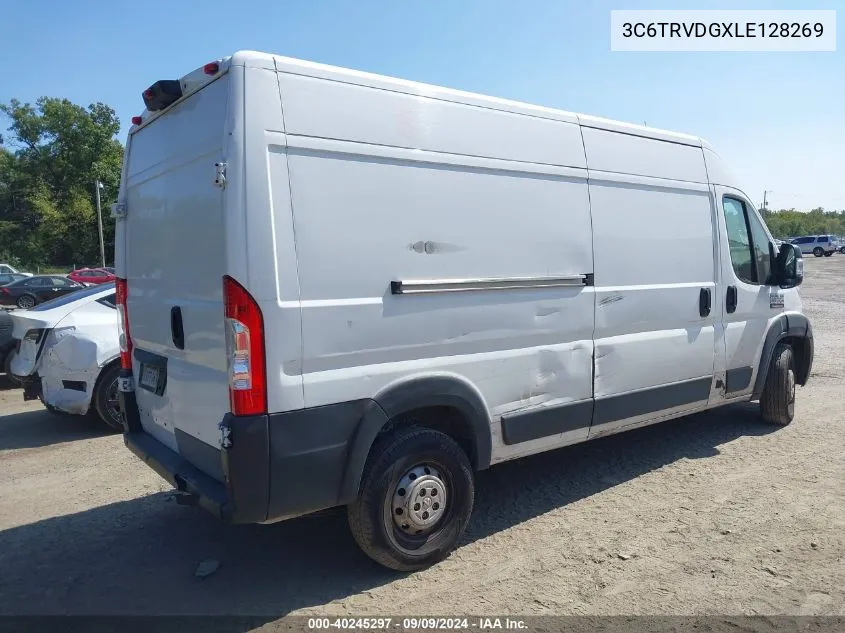 2020 Ram Promaster 2500 High Roof 159 Wb VIN: 3C6TRVDGXLE128269 Lot: 40245297