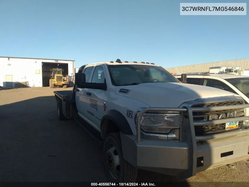 2021 Ram 5500 Chassis Tradesman/Slt/Laramie/Limited VIN: 3C7WRNFL7MG546846 Lot: 40556744