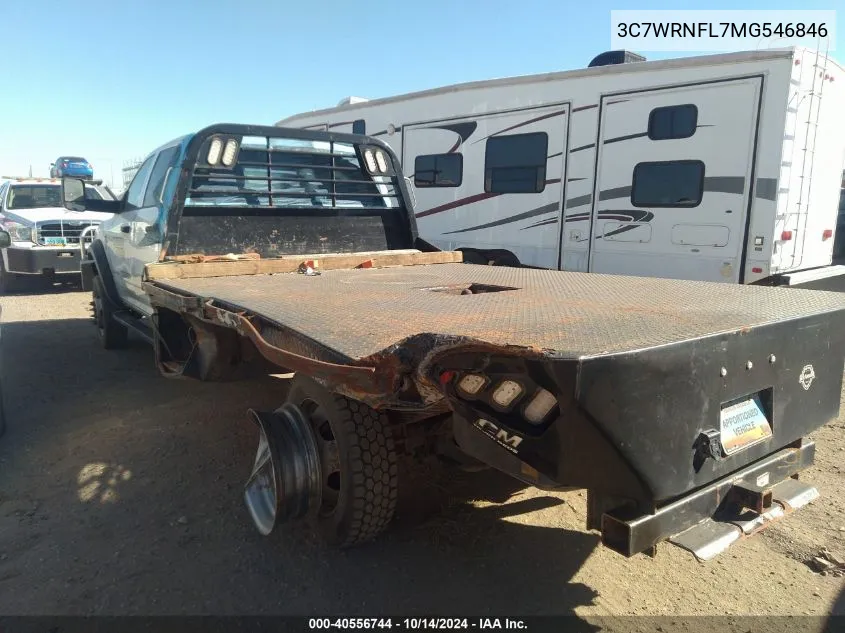 2021 Ram 5500 Chassis Tradesman/Slt/Laramie/Limited VIN: 3C7WRNFL7MG546846 Lot: 40556744