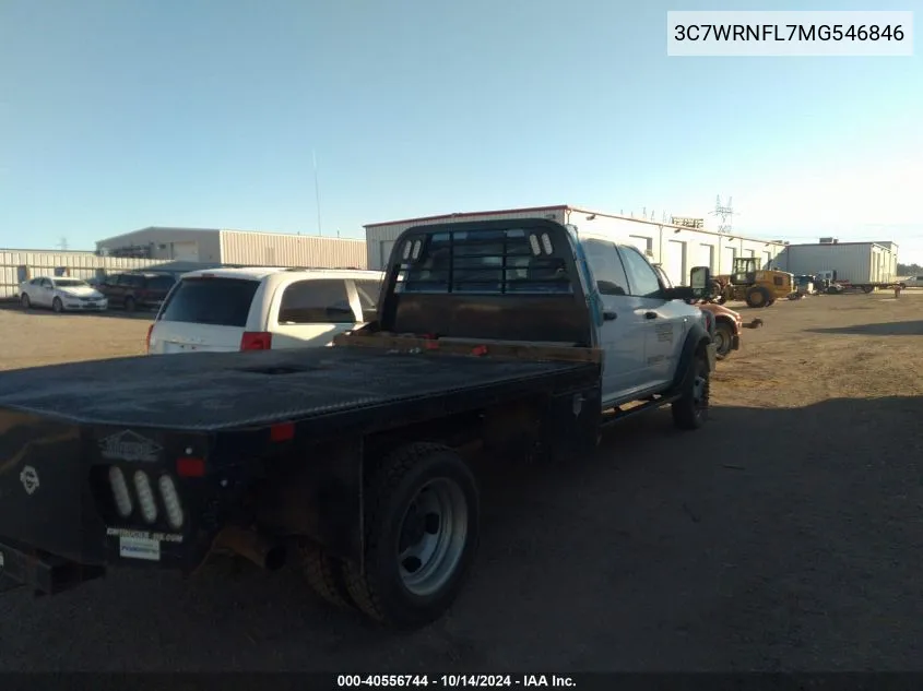 2021 Ram 5500 Chassis Tradesman/Slt/Laramie/Limited VIN: 3C7WRNFL7MG546846 Lot: 40556744