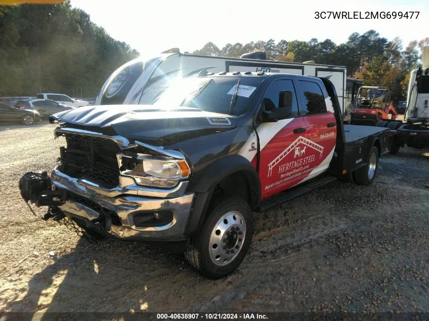 2021 Ram 4500 Chassis Tradesman/Slt/Laramie/Limited VIN: 3C7WRLEL2MG699477 Lot: 40638907