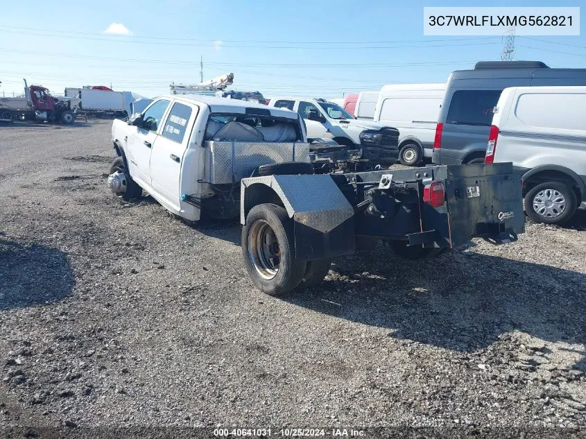 2021 Ram 4500 Chassis Tradesman/Slt/Laramie/Limited VIN: 3C7WRLFLXMG562821 Lot: 40641031