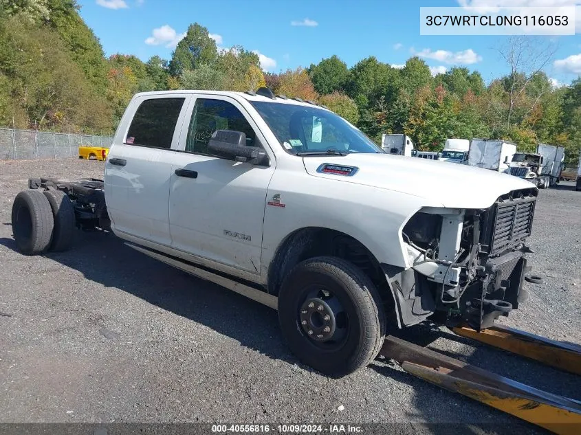 2022 Ram 3500 Chassis Tradesman/Slt/Laramie/Limited VIN: 3C7WRTCL0NG116053 Lot: 40556816