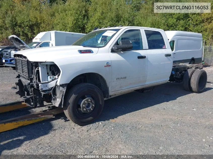 2022 Ram 3500 Chassis Tradesman/Slt/Laramie/Limited VIN: 3C7WRTCL0NG116053 Lot: 40556816