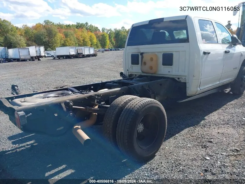 2022 Ram 3500 Chassis Tradesman/Slt/Laramie/Limited VIN: 3C7WRTCL0NG116053 Lot: 40556816