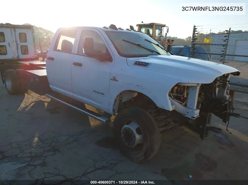 2022 Ram 5500 Chassis Tradesman/Slt/Laramie/Limited VIN: 3C7WRNFL3NG245735 Lot: 40600371