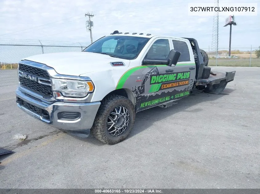 2022 Ram 3500 Chassis Tradesman/Slt/Laramie/Limited VIN: 3C7WRTCLXNG107912 Lot: 40653165