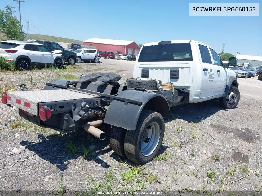 2023 Ram 4500 Chassis Tradesman/Slt/Laramie/Limited VIN: 3C7WRKFL5PG660153 Lot: 39616020