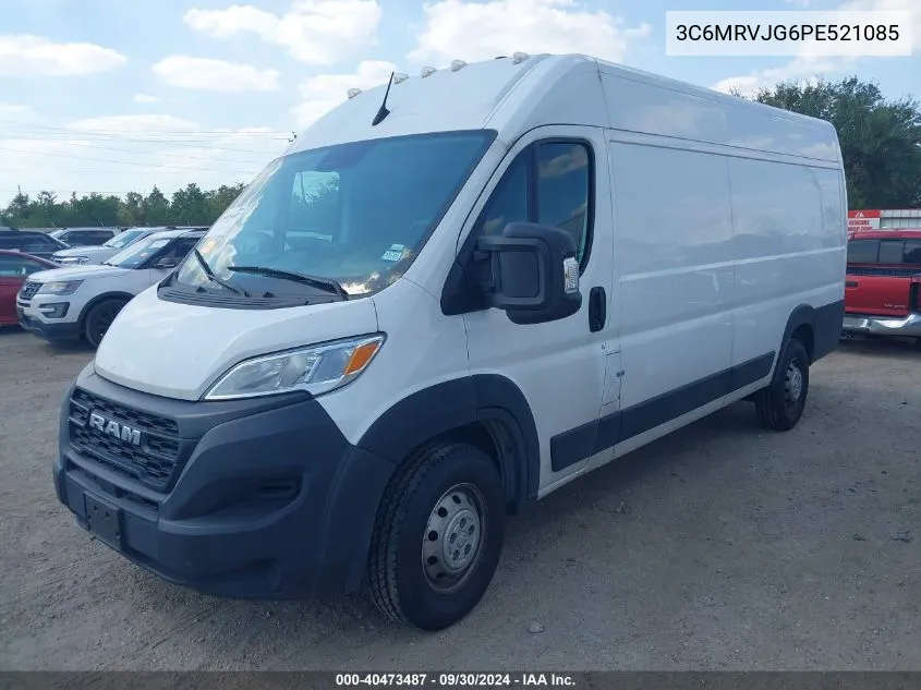 2023 Ram Promaster 3500 Cargo Van High Roof 159 Wb Ext VIN: 3C6MRVJG6PE521085 Lot: 40473487