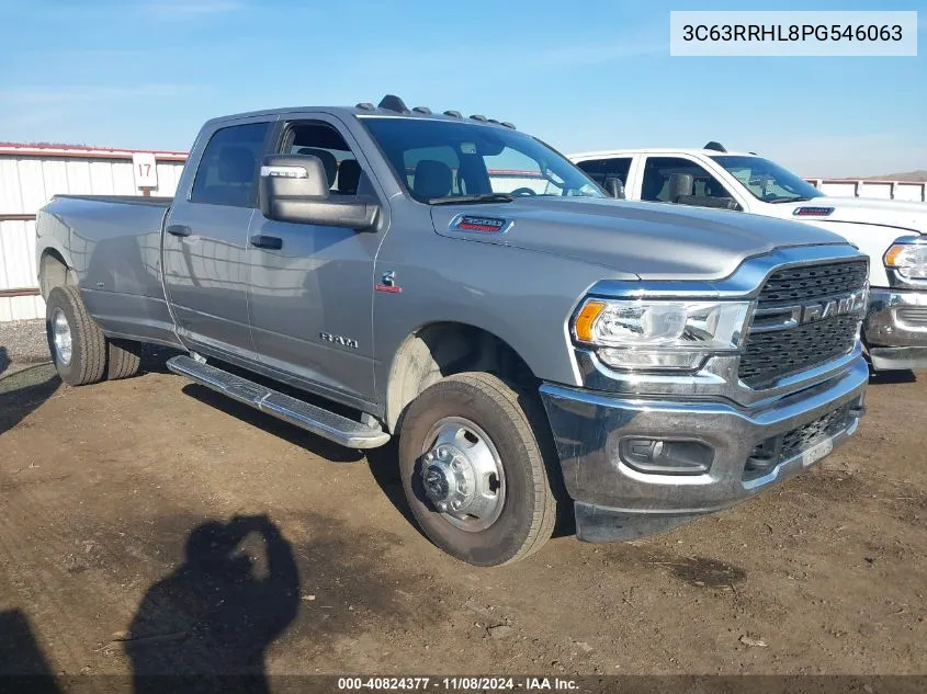 3C63RRHL8PG546063 2023 Ram 3500 Big Horn 4X4 8' Box