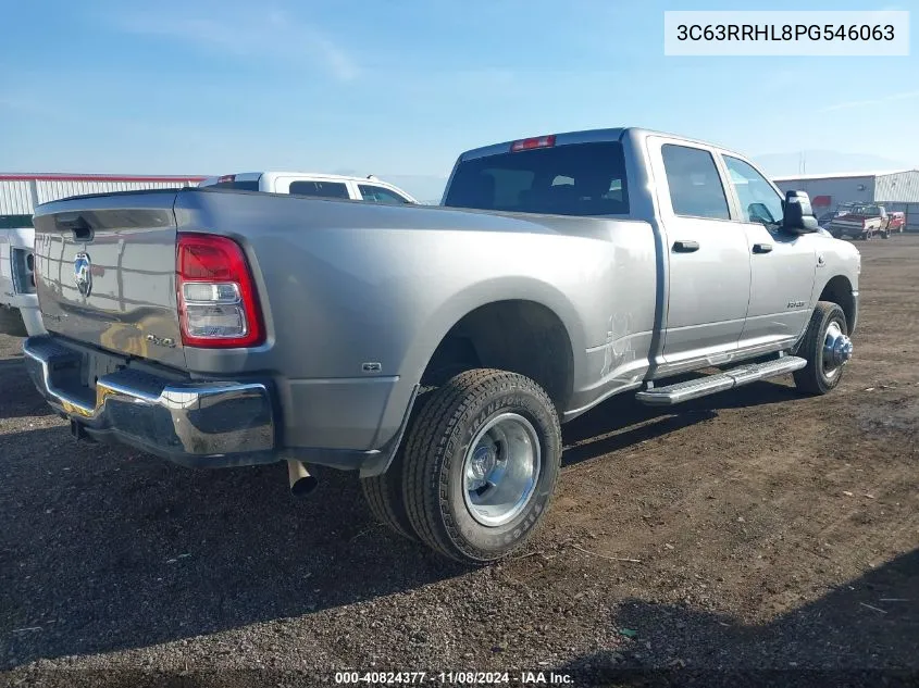 3C63RRHL8PG546063 2023 Ram 3500 Big Horn 4X4 8' Box