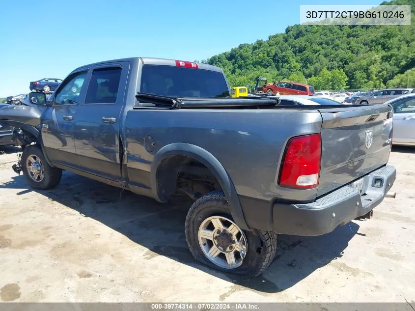 2011 Ram Ram 2500 St VIN: 3D7TT2CT9BG610246 Lot: 39774314