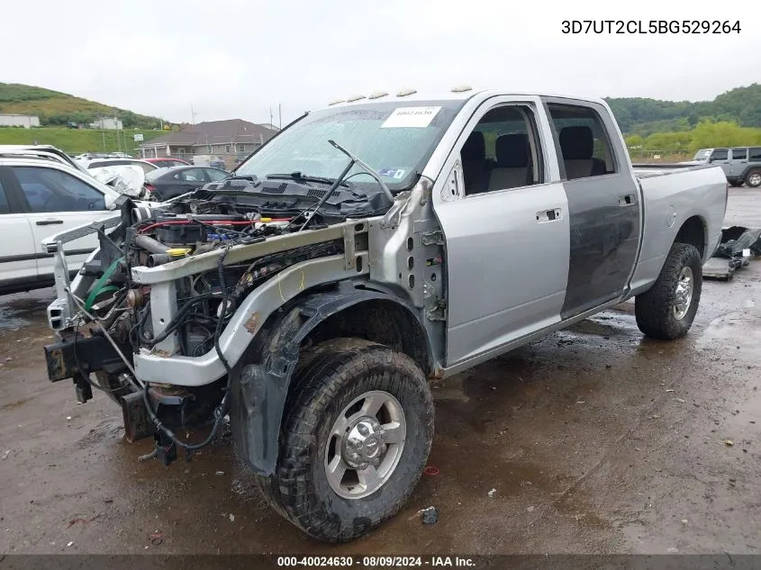 2011 Ram Ram 2500 St VIN: 3D7UT2CL5BG529264 Lot: 40024630