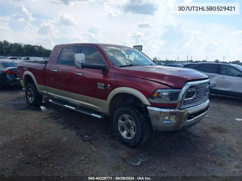 2011 Ram Ram 2500 Laramie VIN: 3D7UT2HL5BG529421 Lot: 40229771