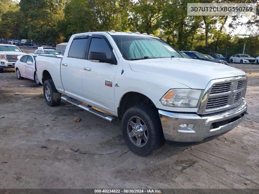 2011 Ram Ram 2500 Slt VIN: 3D7UT2CLXBG590769 Lot: 40234822