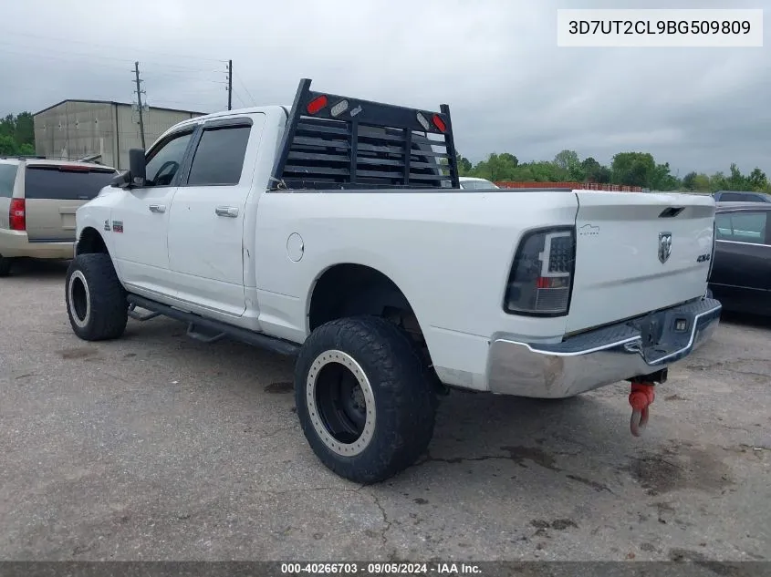 2011 Ram Ram 2500 Slt VIN: 3D7UT2CL9BG509809 Lot: 40266703