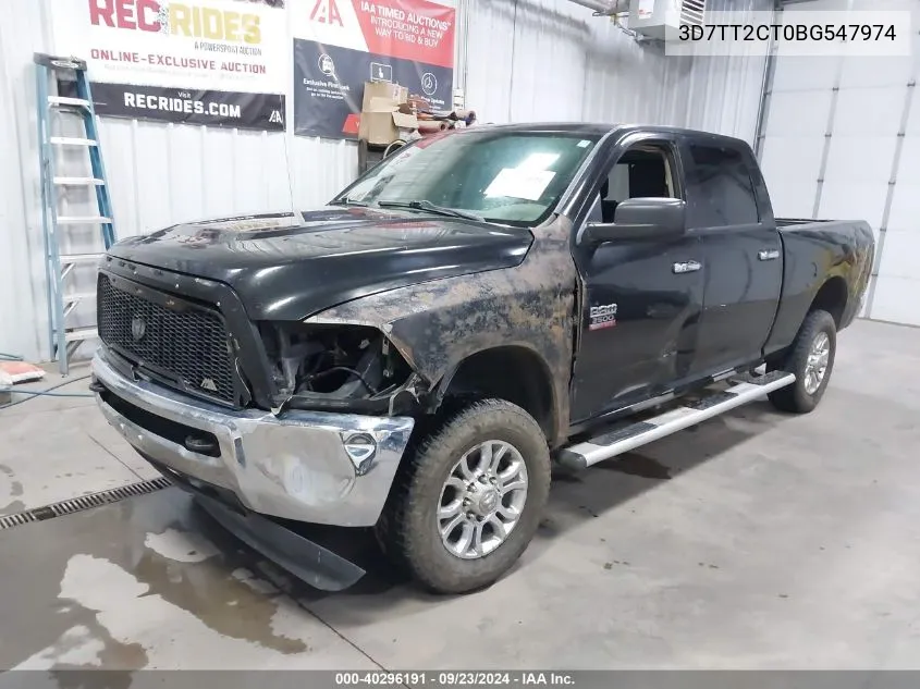 2011 Ram Ram 2500 Slt VIN: 3D7TT2CT0BG547974 Lot: 40296191