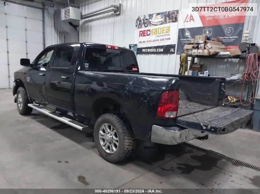 2011 Ram Ram 2500 Slt VIN: 3D7TT2CT0BG547974 Lot: 40296191