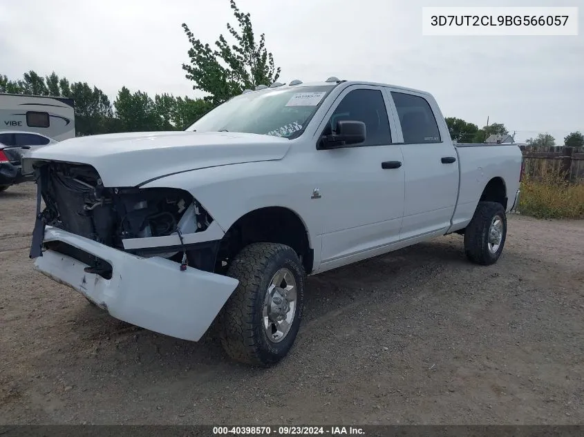 2011 Ram Ram 2500 St VIN: 3D7UT2CL9BG566057 Lot: 40398570