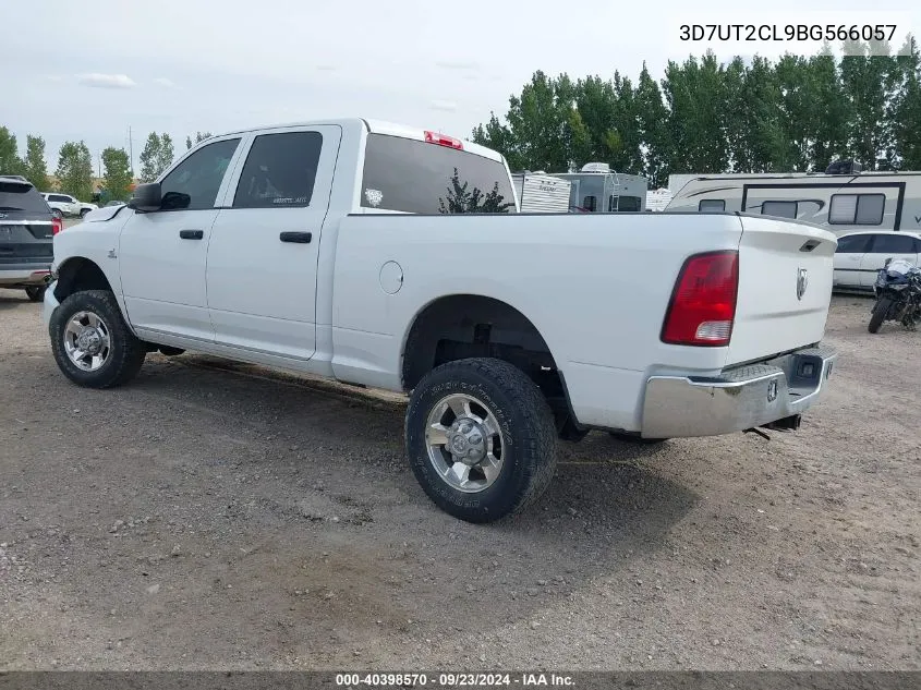 2011 Ram Ram 2500 St VIN: 3D7UT2CL9BG566057 Lot: 40398570