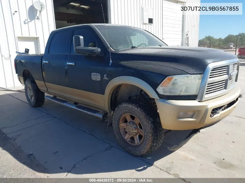 2011 Ram Ram 2500 Laramie Longhorn VIN: 3D7UT2CL9BG567855 Lot: 40430372