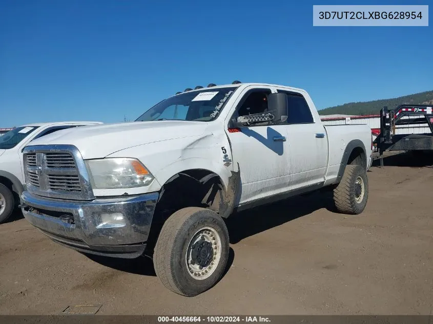 2011 Ram Ram 2500 Slt VIN: 3D7UT2CLXBG628954 Lot: 40456664