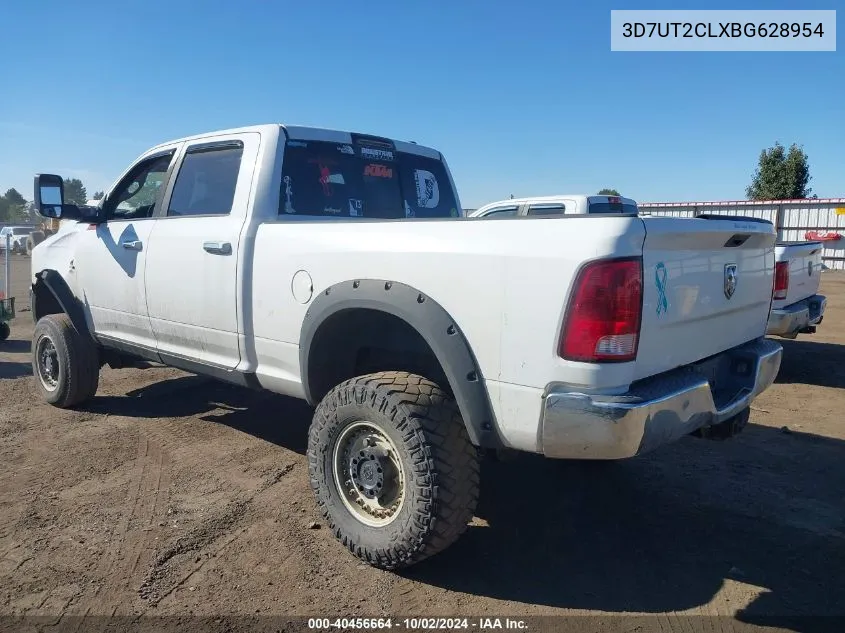 2011 Ram Ram 2500 Slt VIN: 3D7UT2CLXBG628954 Lot: 40456664