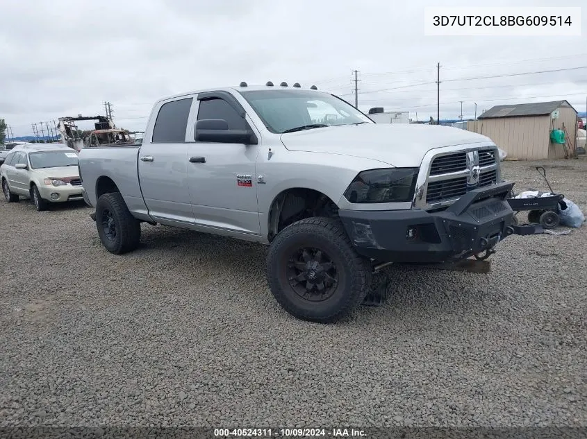 2011 Ram Ram 2500 St VIN: 3D7UT2CL8BG609514 Lot: 40524311