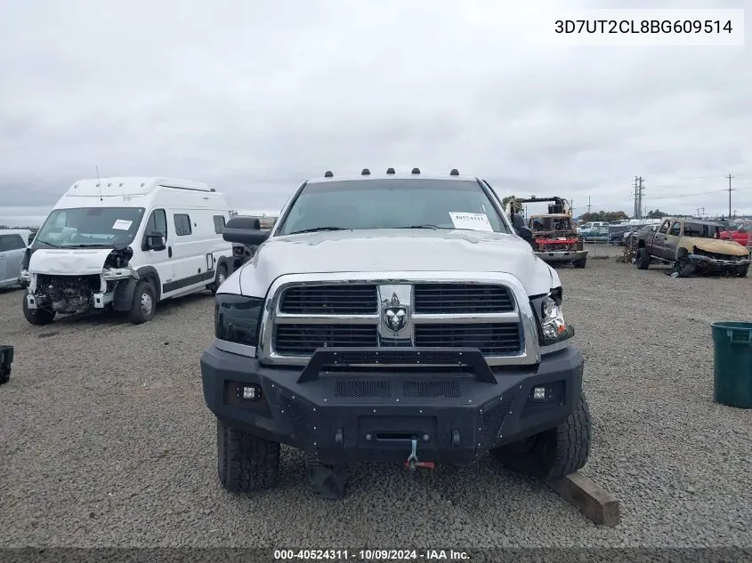 2011 Ram Ram 2500 St VIN: 3D7UT2CL8BG609514 Lot: 40524311