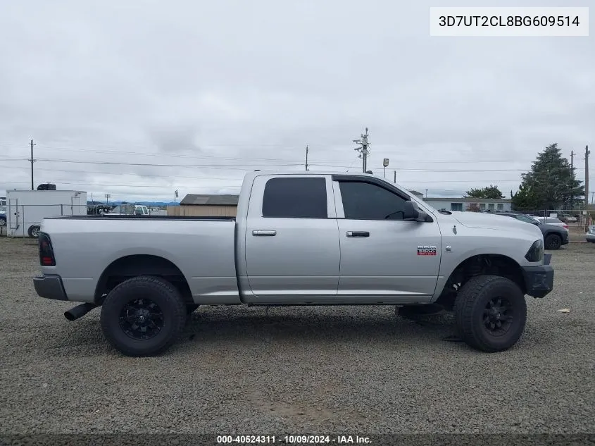 2011 Ram Ram 2500 St VIN: 3D7UT2CL8BG609514 Lot: 40524311