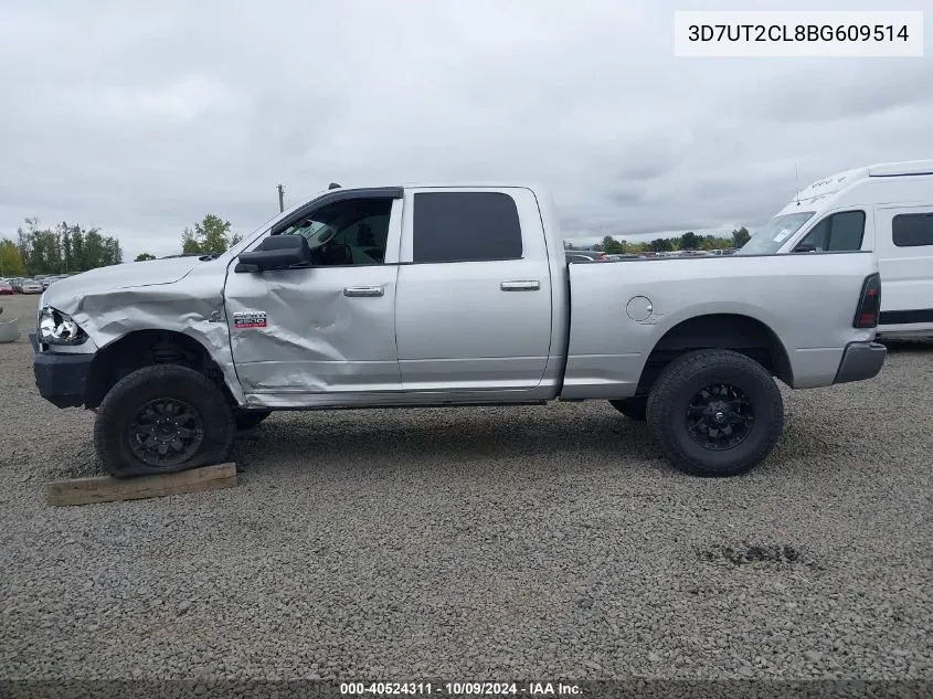 2011 Ram Ram 2500 St VIN: 3D7UT2CL8BG609514 Lot: 40524311