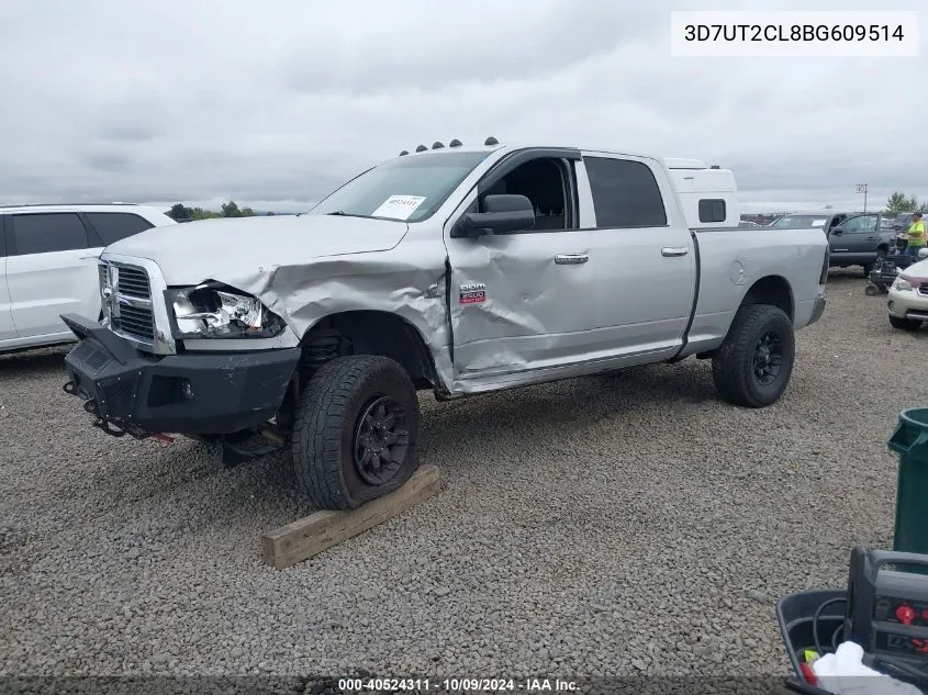 2011 Ram Ram 2500 St VIN: 3D7UT2CL8BG609514 Lot: 40524311