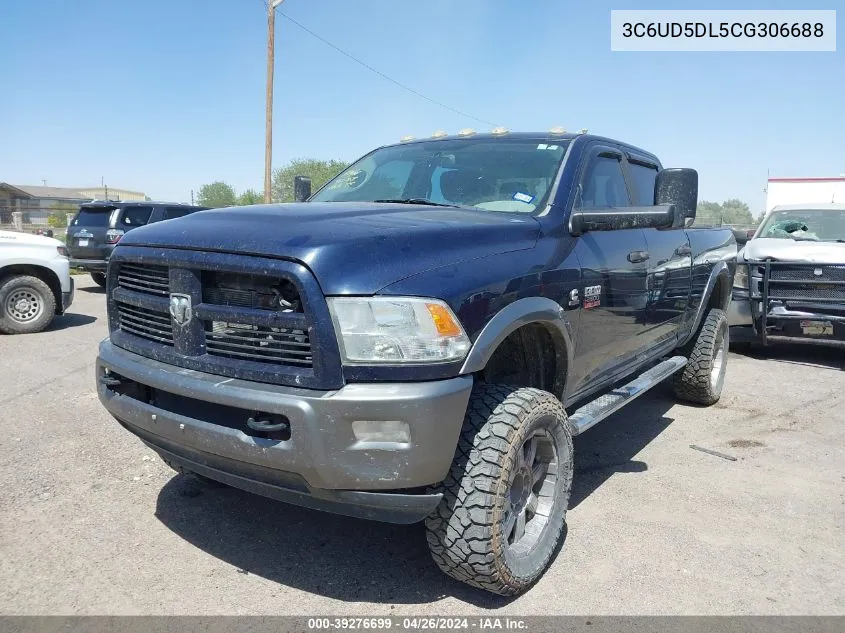 2012 Ram 2500 Slt VIN: 3C6UD5DL5CG306688 Lot: 39276699