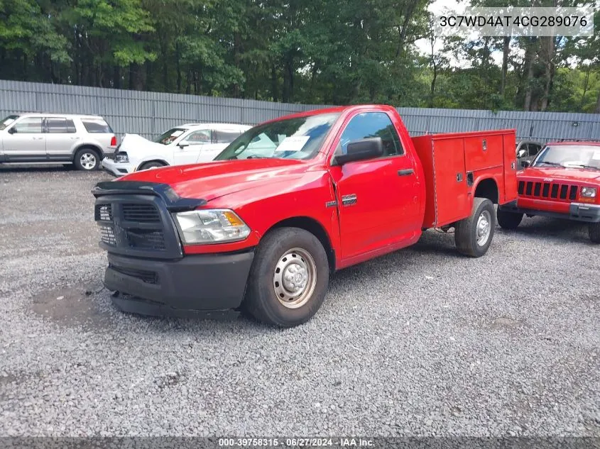 2012 Ram 2500 St VIN: 3C7WD4AT4CG289076 Lot: 39758315