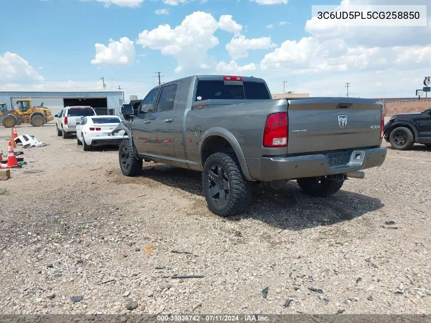 2012 Ram 2500 Laramie Longhorn/Limited Edition VIN: 3C6UD5PL5CG258850 Lot: 39836742