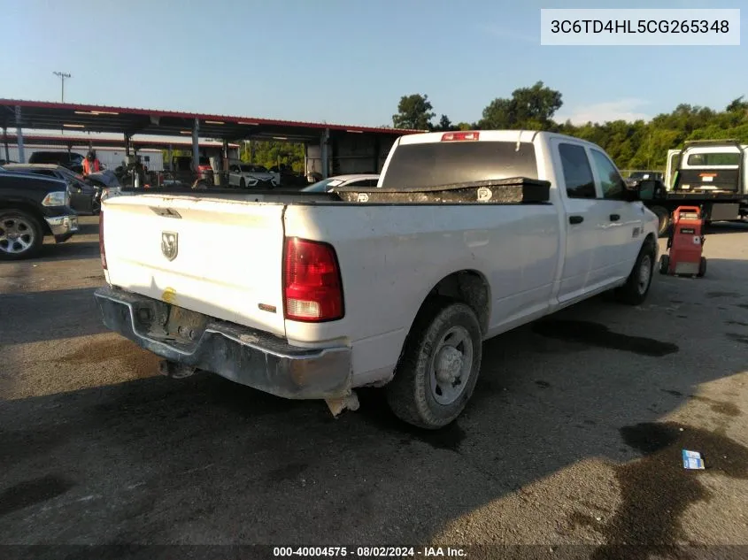 3C6TD4HL5CG265348 2012 Ram 2500 St