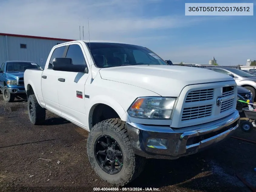 3C6TD5DT2CG176512 2012 Ram 2500 Slt