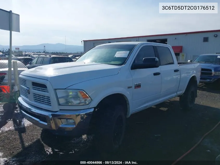 3C6TD5DT2CG176512 2012 Ram 2500 Slt