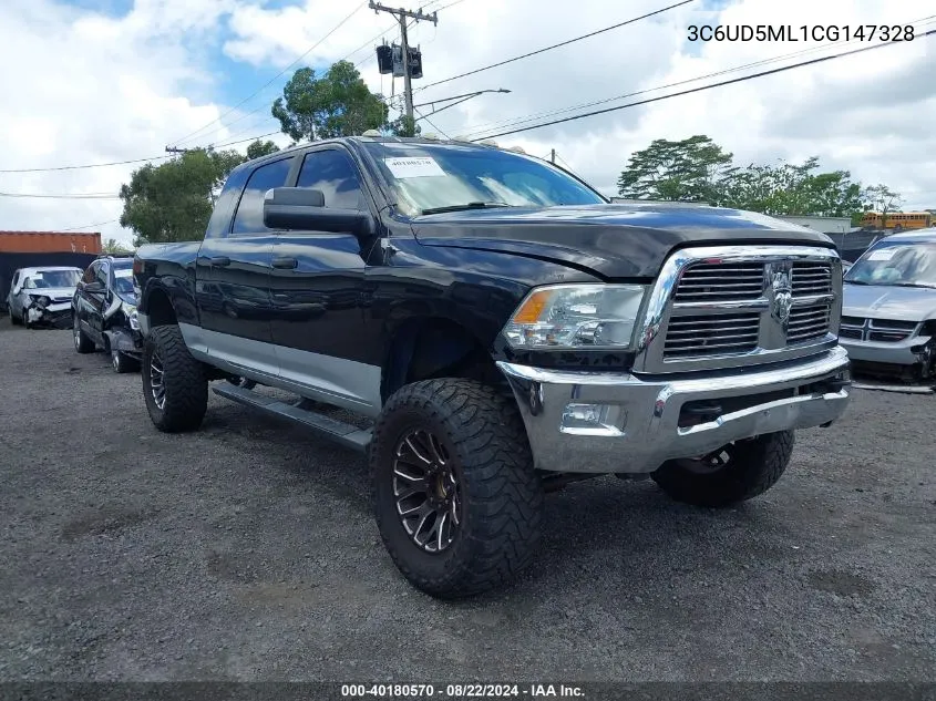 2012 Ram 2500 Slt VIN: 3C6UD5ML1CG147328 Lot: 40180570