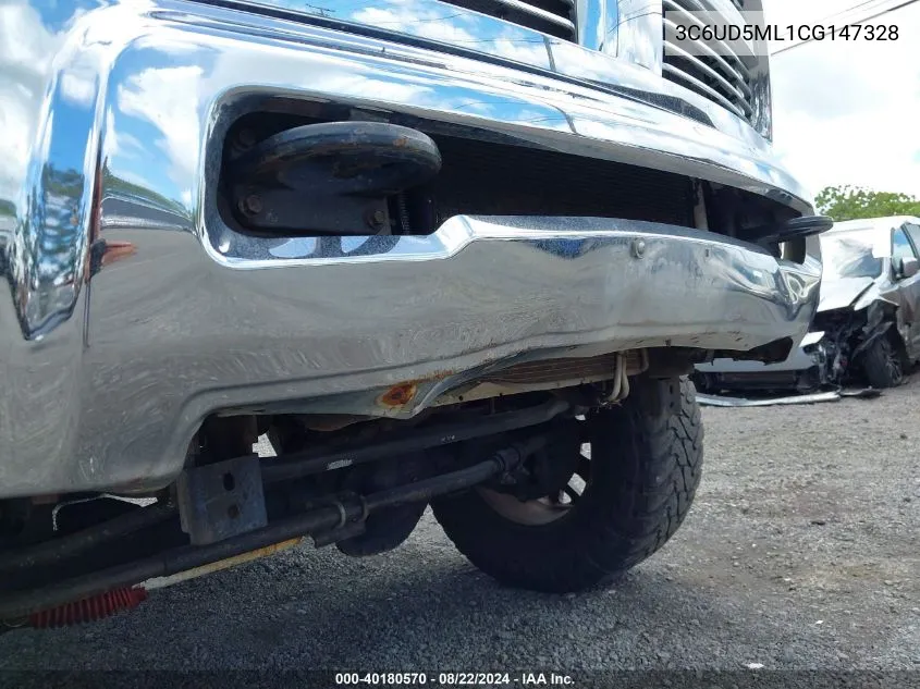 2012 Ram 2500 Slt VIN: 3C6UD5ML1CG147328 Lot: 40180570