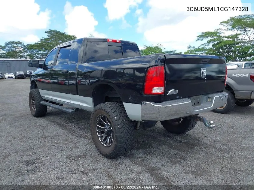 2012 Ram 2500 Slt VIN: 3C6UD5ML1CG147328 Lot: 40180570