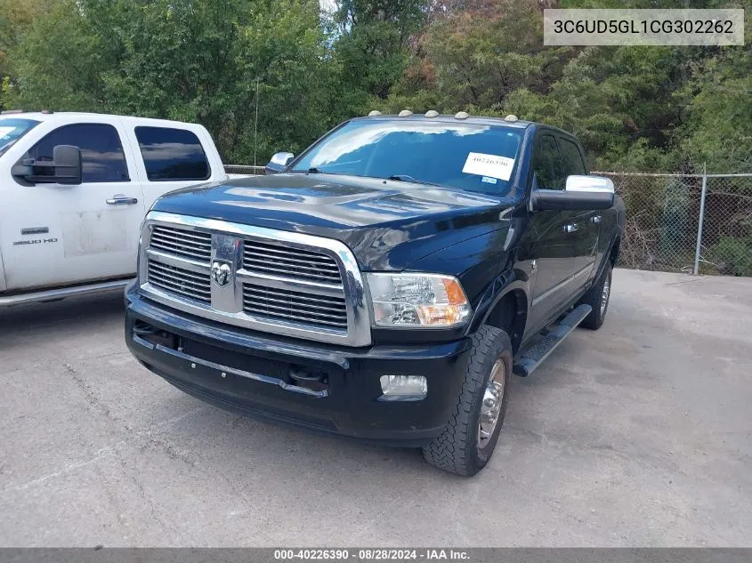 2012 Ram 2500 Laramie Longhorn/Limited Edition VIN: 3C6UD5GL1CG302262 Lot: 40226390