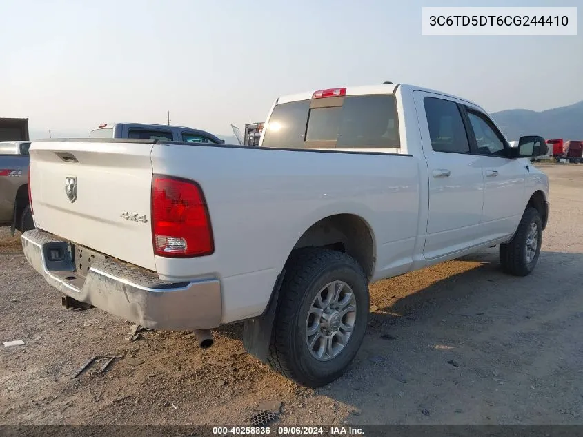 3C6TD5DT6CG244410 2012 Ram 2500 Slt