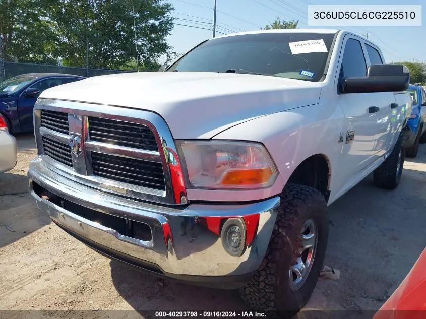 2012 Ram 2500 St VIN: 3C6UD5CL6CG225510 Lot: 40293798