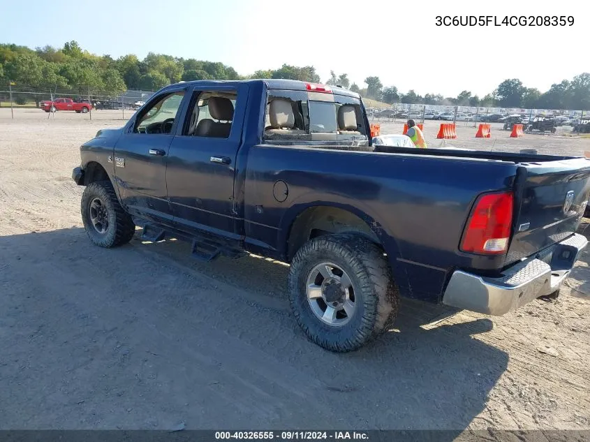 3C6UD5FL4CG208359 2012 Ram 2500 Laramie