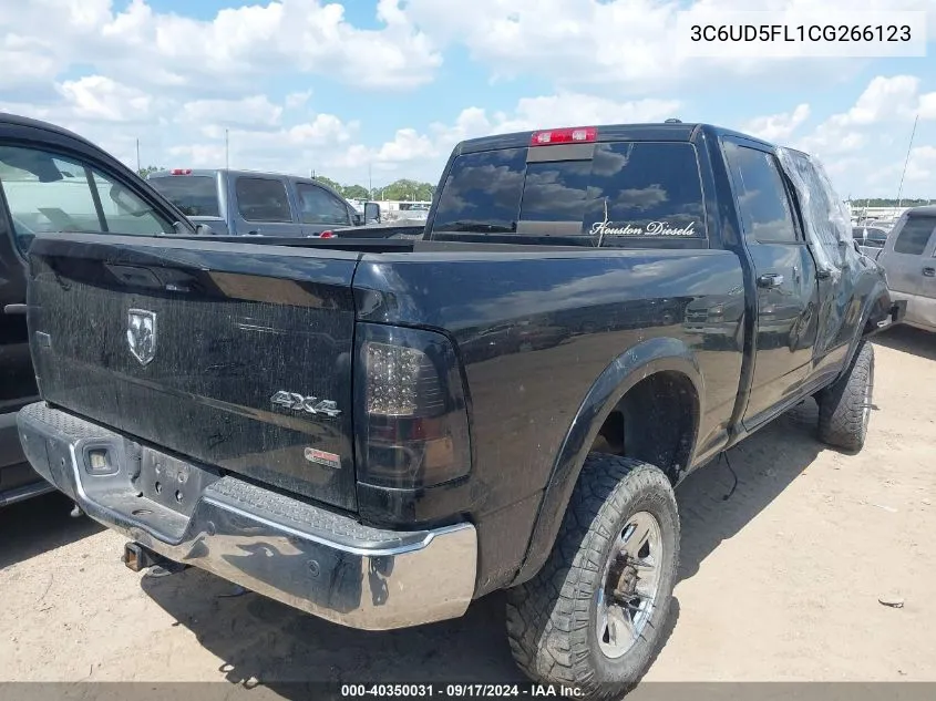 2012 Ram 2500 Laramie VIN: 3C6UD5FL1CG266123 Lot: 40350031