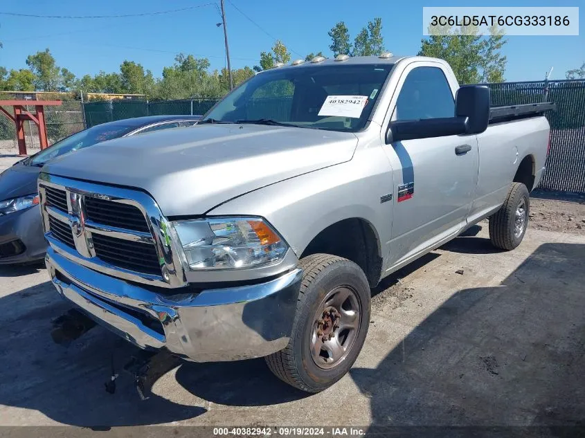 2012 Ram 2500 St VIN: 3C6LD5AT6CG333186 Lot: 40382942