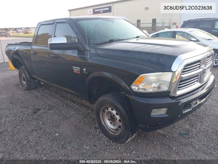 2012 Ram 2500 Laramie VIN: 3C6UD5FL2CG23638 Lot: 40392028