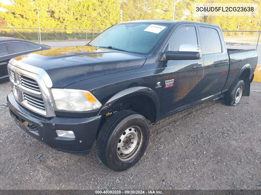 2012 Ram 2500 Laramie VIN: 3C6UD5FL2CG23638 Lot: 40392028